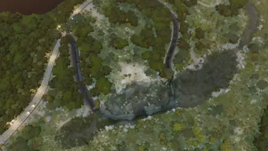 Lagoon and Tyrannosaur paddock