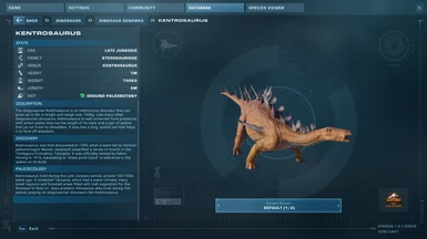 Pre Update 5 Kentrosaurus Icon