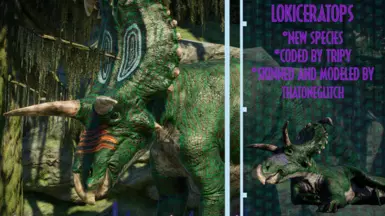 Glitches Lokiceratops(NEW SPECIES)