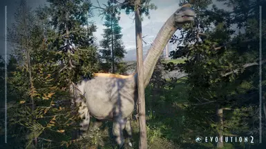 Camarasaurus in Woods