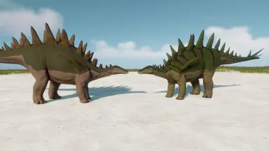 Alternative Tuojiangosaurus Patterns/Texture