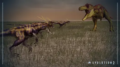 Utahraptor Pack vs Tarbosaurus