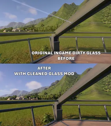 CLEAN YOUR WINDOWS FRONTIER - clear glass replacement mod