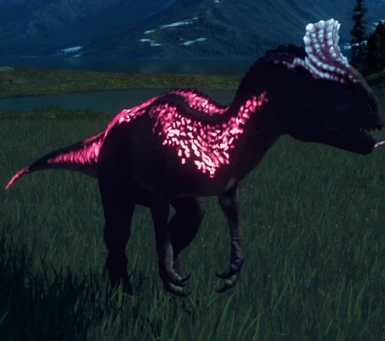 Rana Cryolophosaurus (Pink)