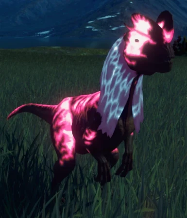 Rana Dilophosaurus (Pink)