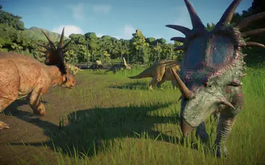 More accurate Styracosaurus at Jurassic World Evolution 2 Nexus - Mods ...