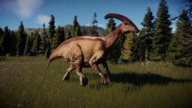 more accurate Parasaurolophus