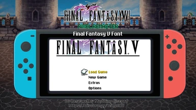 -SWITCH- Final Fantasy V Font