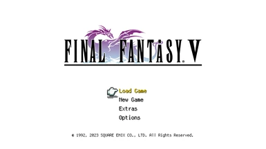 -SWITCH--FF5- Title Screen Copyright Simplification