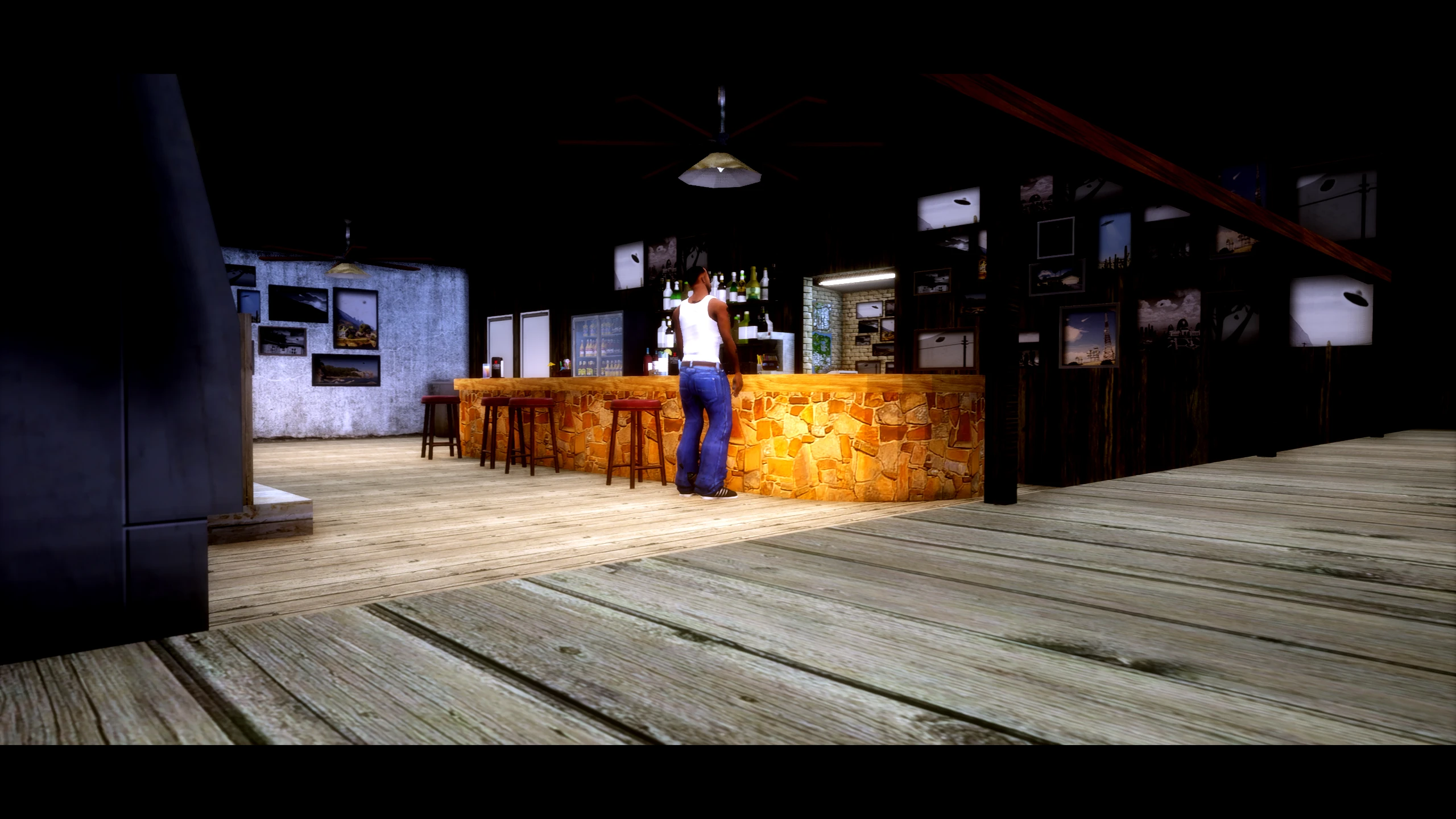 Realistic Drink At Bar In Lil' Probe'Inn at Grand Theft Auto: The ...