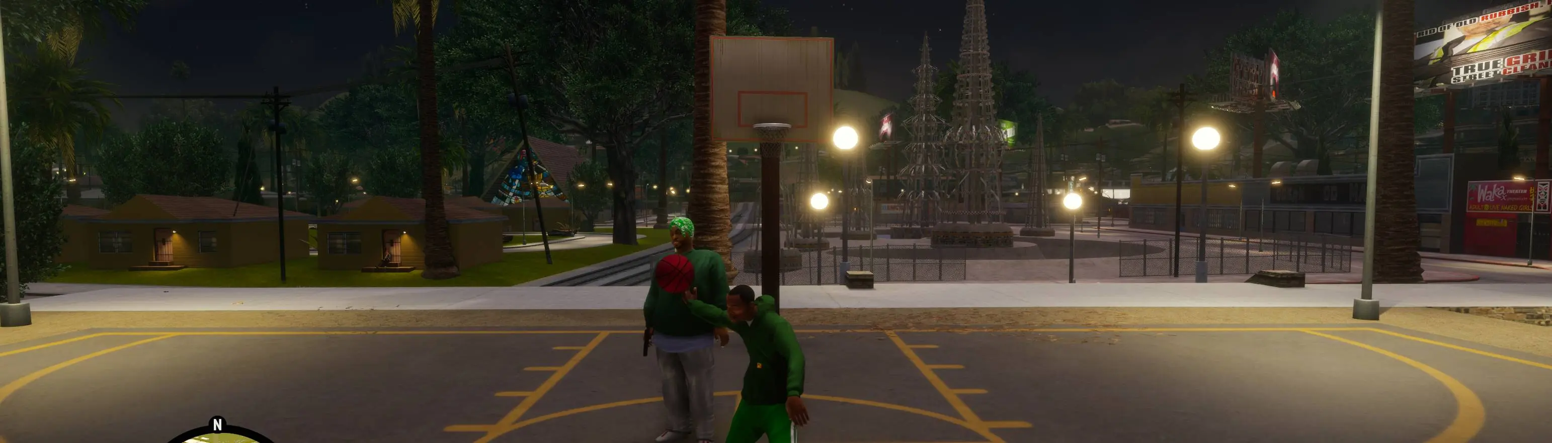 GTA SA - REMASTER BASKETBALL at Grand Theft Auto: The Trilogy – The  Definitive Edition Nexus - Mods and community