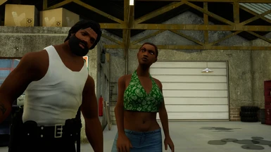 long hair cj at Grand Theft Auto: The Trilogy – The Definitive Edition  Nexus - Mods and community