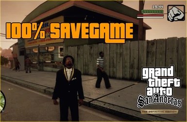 GTA San Andreas - Definitive Edition  100 Percent Savegame
