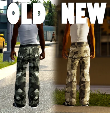 GTA SA - Camouflage Pants HD Retexture at Grand Theft Auto: The Trilogy ...
