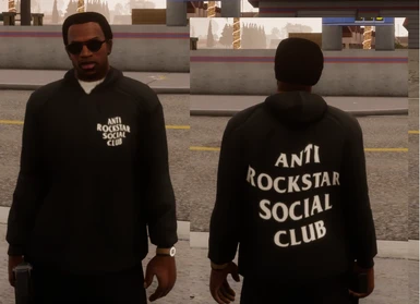 Anti Rockstar Social club hoodie.