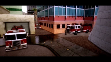 Realistic Fire Station In Los Santos