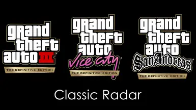 GTA 3 - Definitive Edition Classic Radar Disc for GTA III Definitive Edition  Mod 