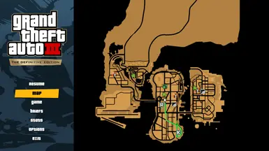 GTA 3 - Definitive Edition Classic Radar Disc for GTA III Definitive Edition  Mod 