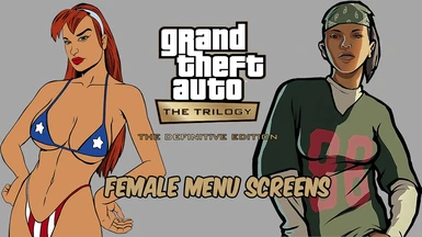 Female Character Menu Screens