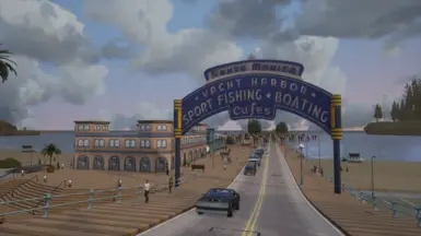 HD Santa Monica pier for GTA SA DE