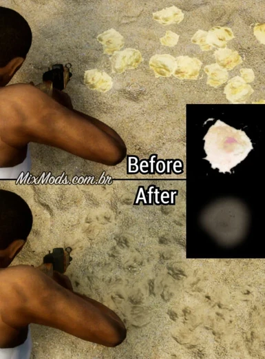 Improved Sand Bullet Hole