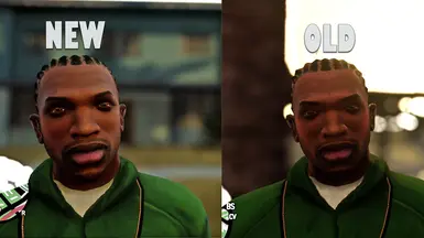 GTA SA - CJ face retexture 4K