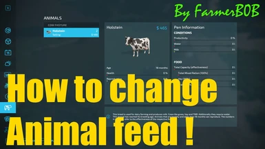 Animal Food Mod