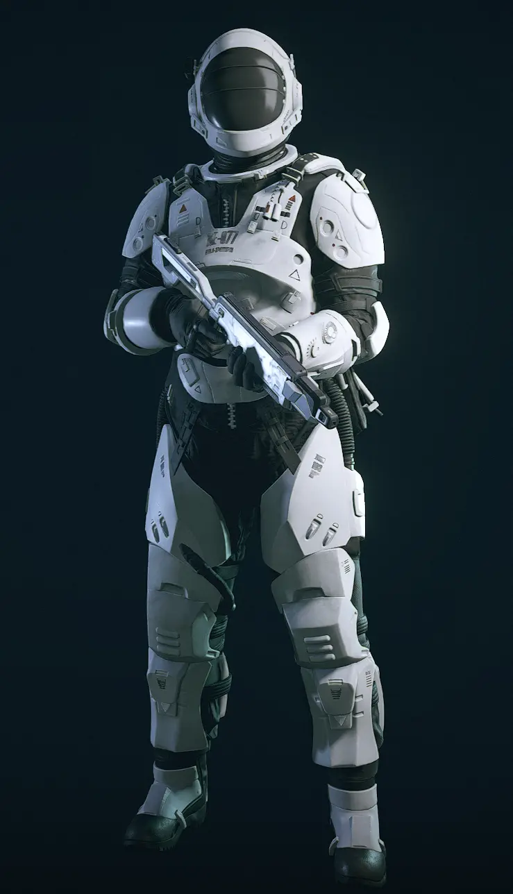 Black and White Shocktroop Spacesuit at Starfield Nexus - Mods and ...