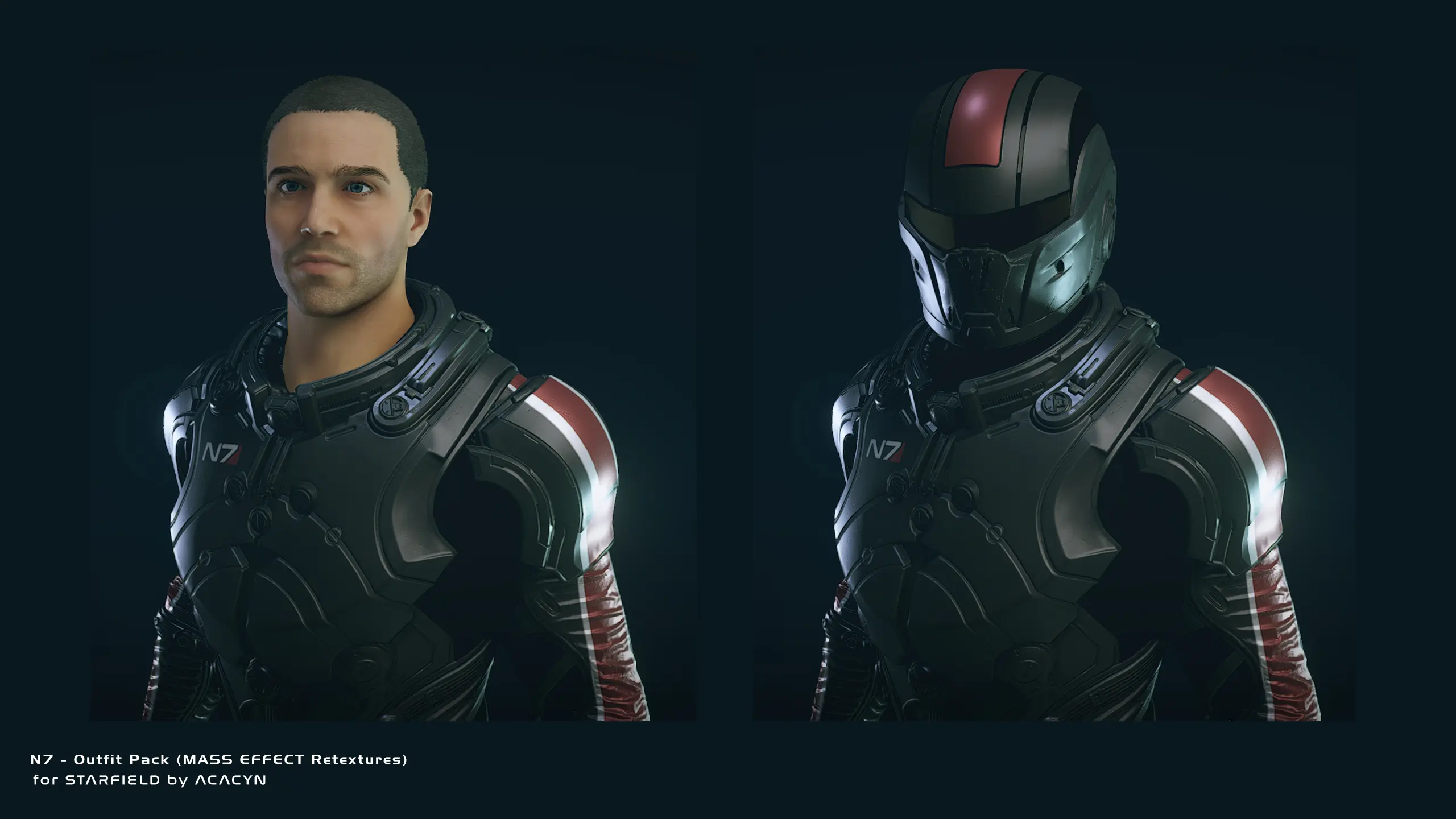 N7 Armor ( Mass Effect Retextures of Starborn Armor and Mantis Armor ...