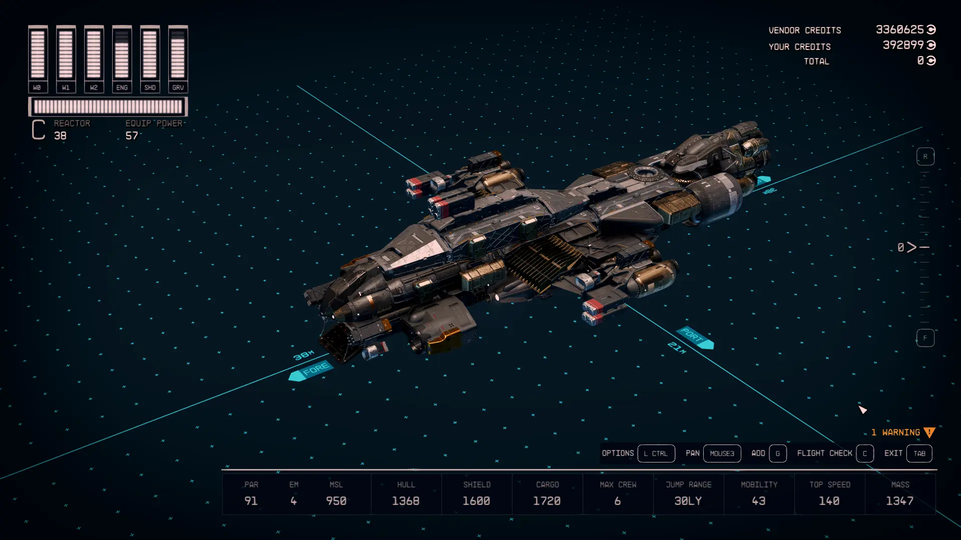 Harbinger - Ship Build at Starfield Nexus - Mods and Community