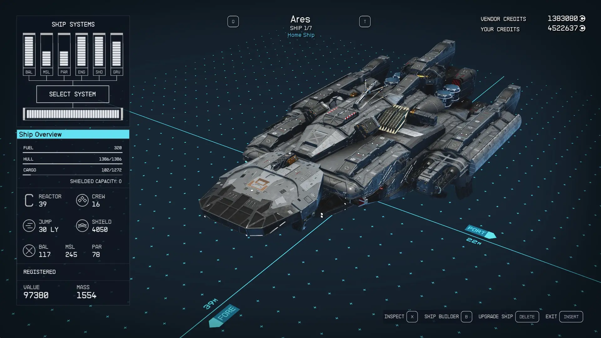 UC Navy ARES Class Frigate at Starfield Nexus - Mods and Community