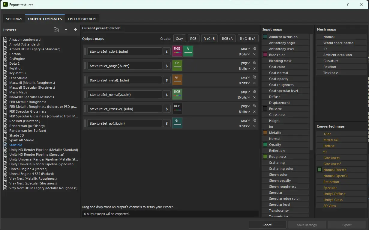 Substance Painter DDS Export Plugin at Starfield Nexus - Mods and Community