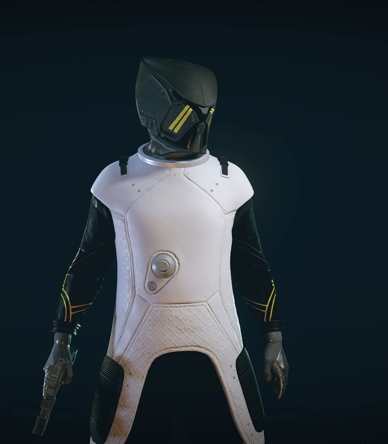 Black Mantis Suit with Yellow Accents at Starfield Nexus - Mods and ...