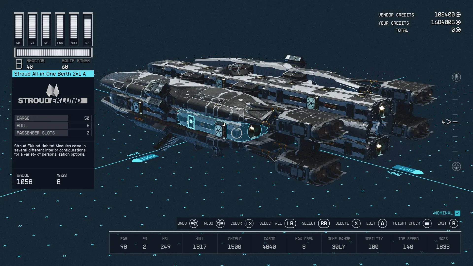 The Arbalest - All Rounder Stroud B Class Ship at Starfield Nexus ...