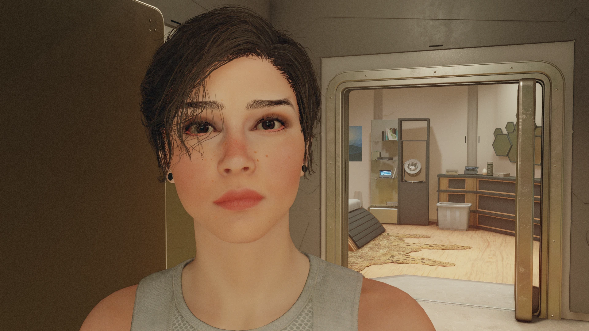 Lara Croft Haircut (Hat Morphs) at Starfield Nexus - Mods and Community