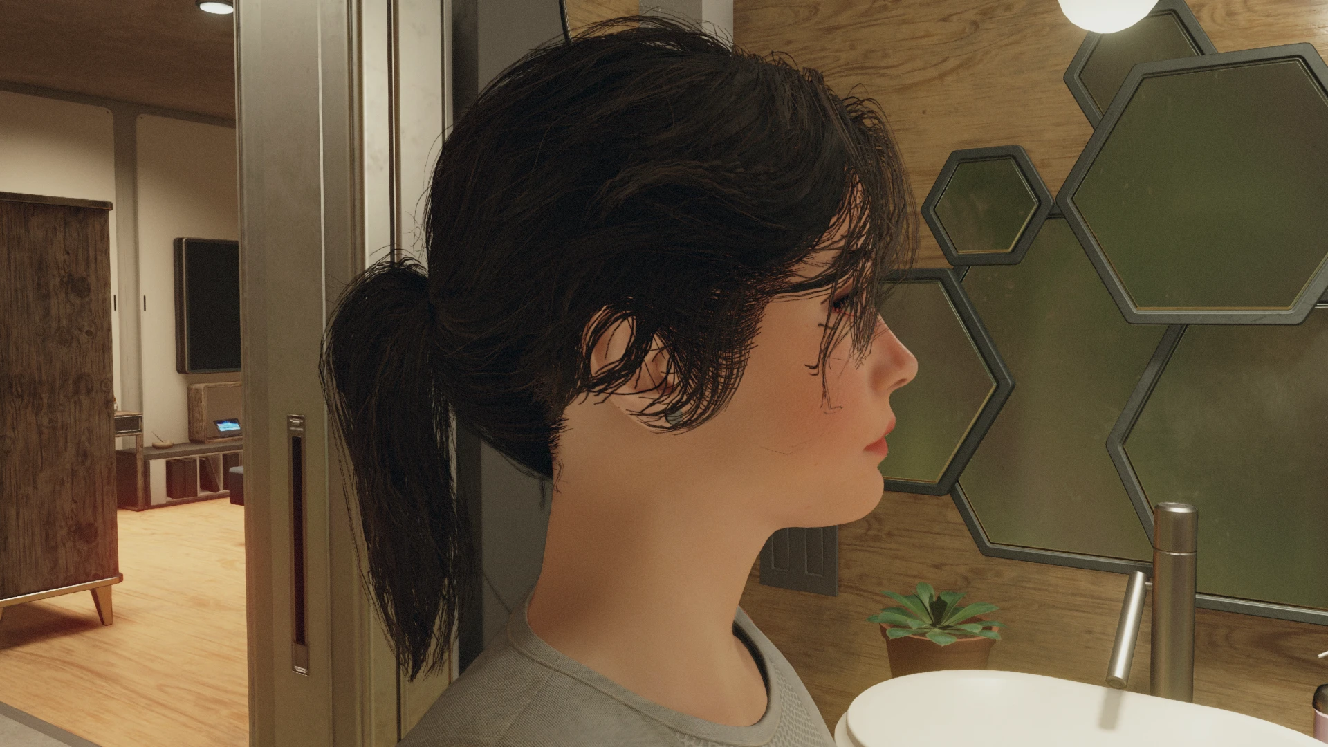 Lara Croft Haircut (Hat Morphs) at Starfield Nexus - Mods and Community