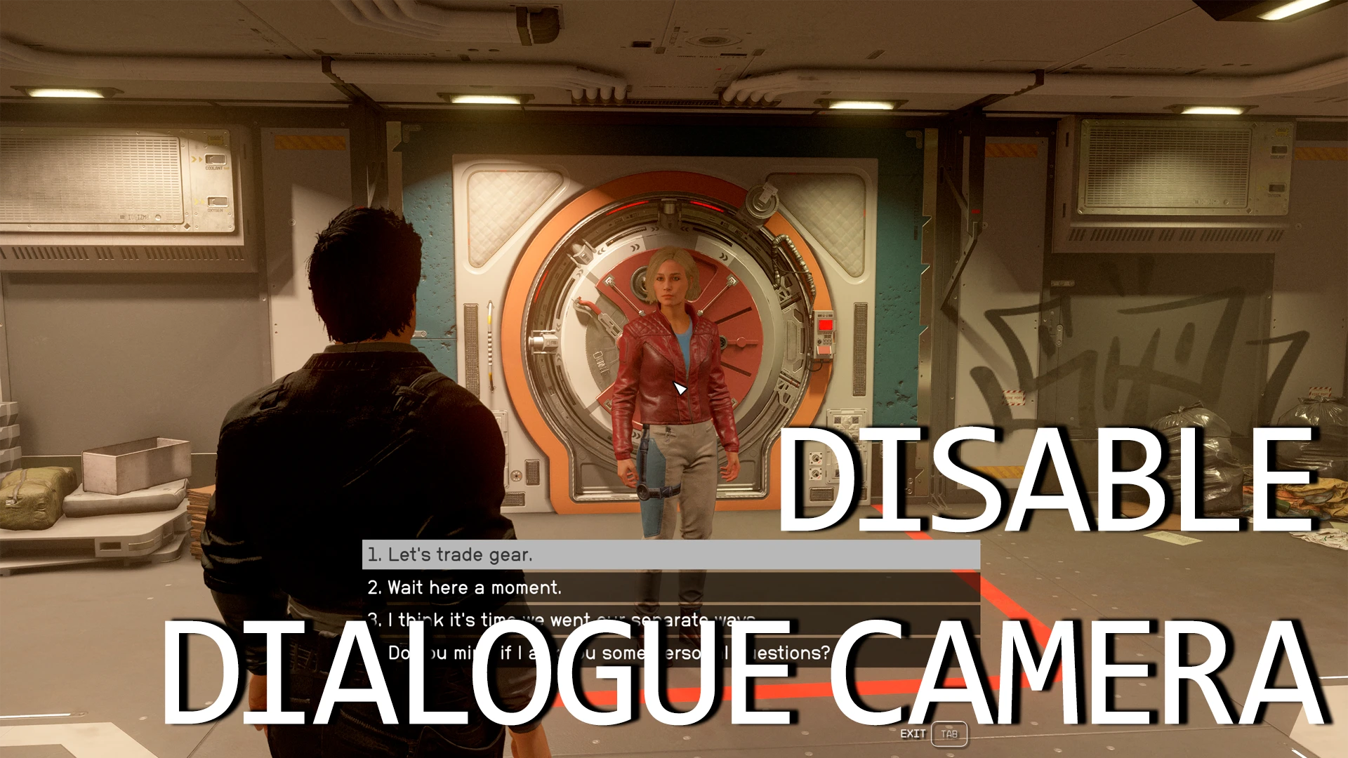 Starfield Disable Dialogue Camera Mod instal the new version for apple