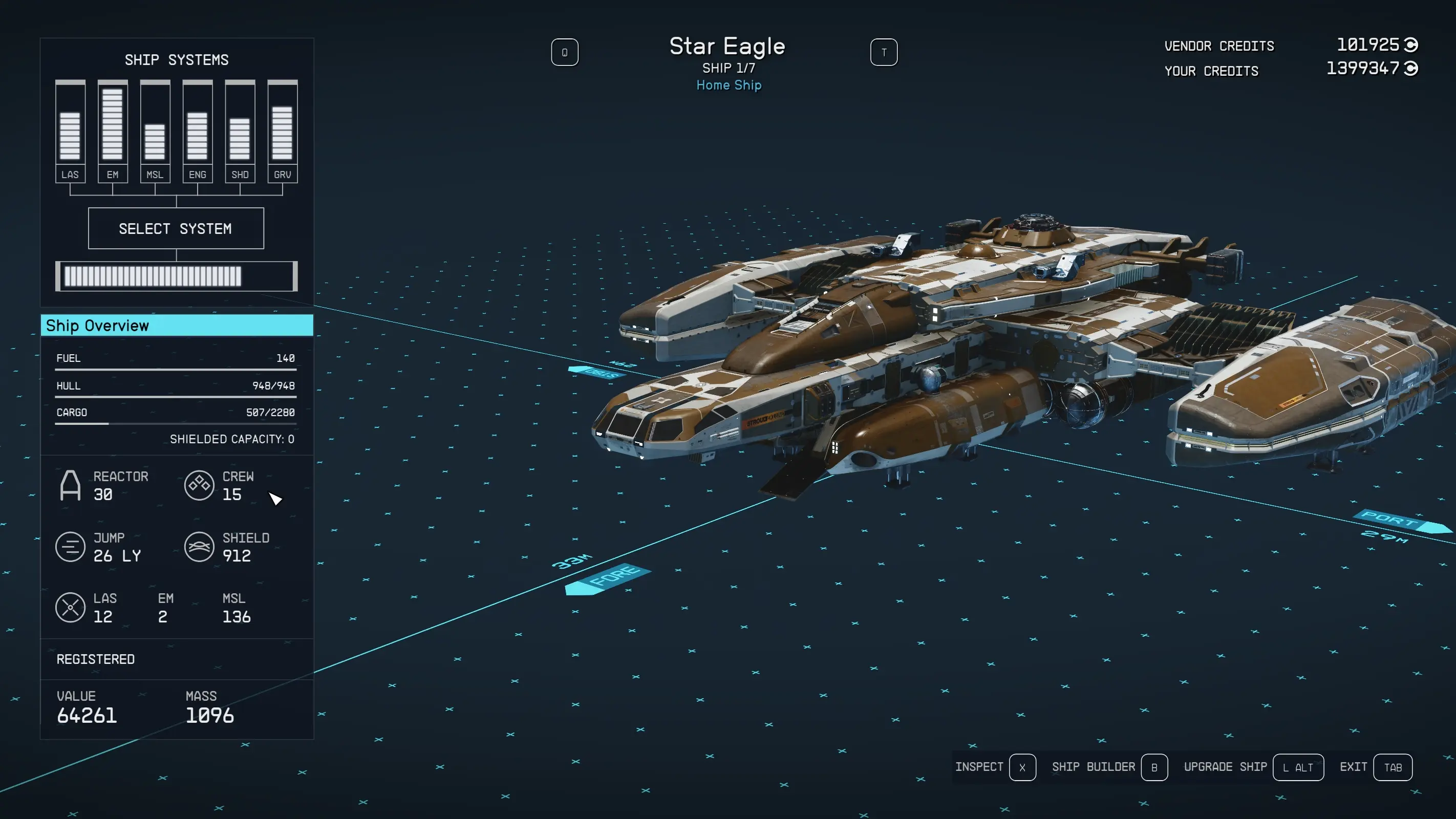 True Cumulative Module Based Ship Crew Capacity at Starfield Nexus ...