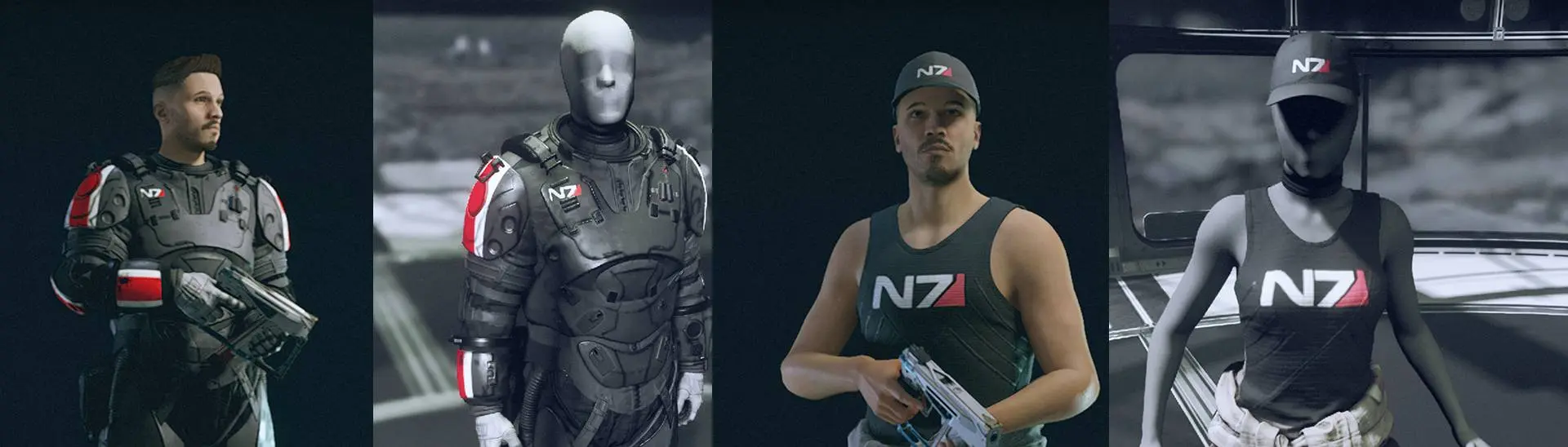 Mass Effect N7 Armor Clothing at Starfield Nexus Mods and Community