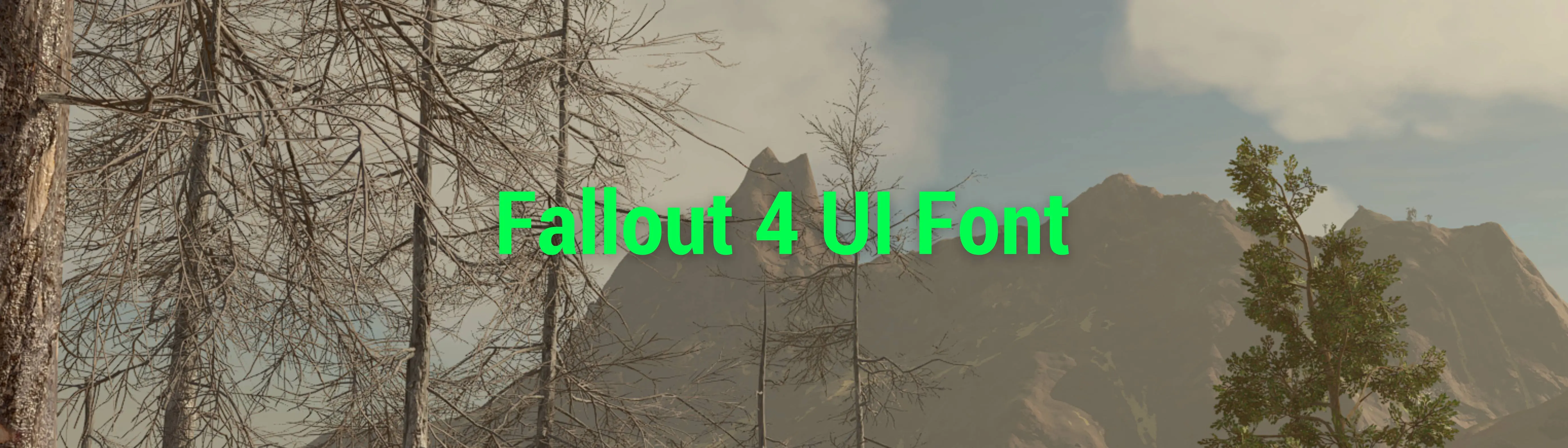 Fallout 4 Font Replacer at Starfield Nexus - Mods and Community