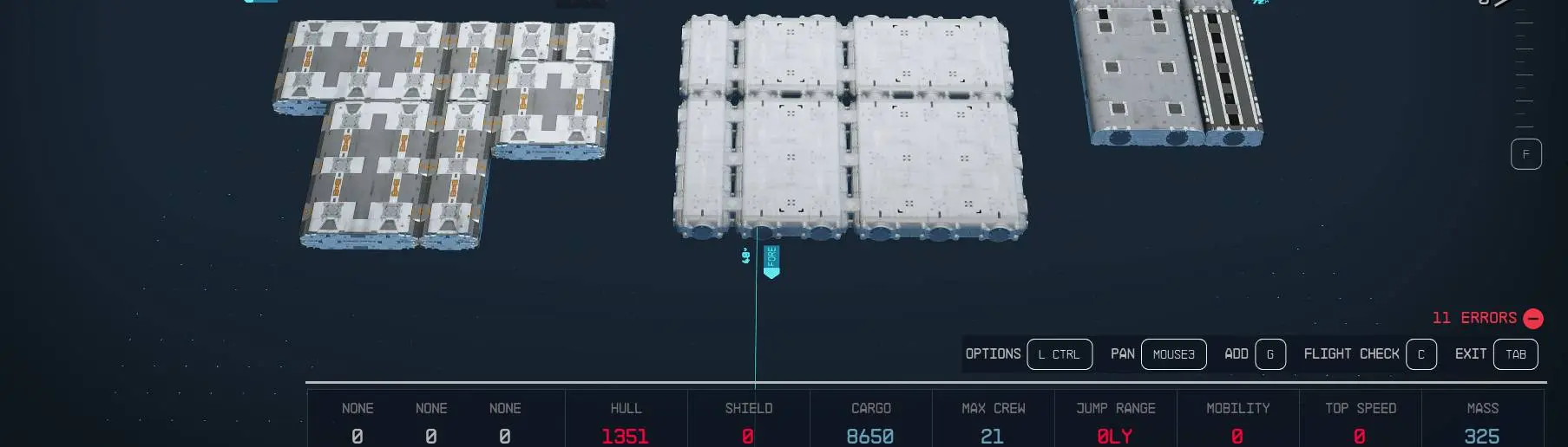 Starfield Space Battleship Build (140 meters - 9000 tons cargo) at  Starfield Nexus - Mods and Community