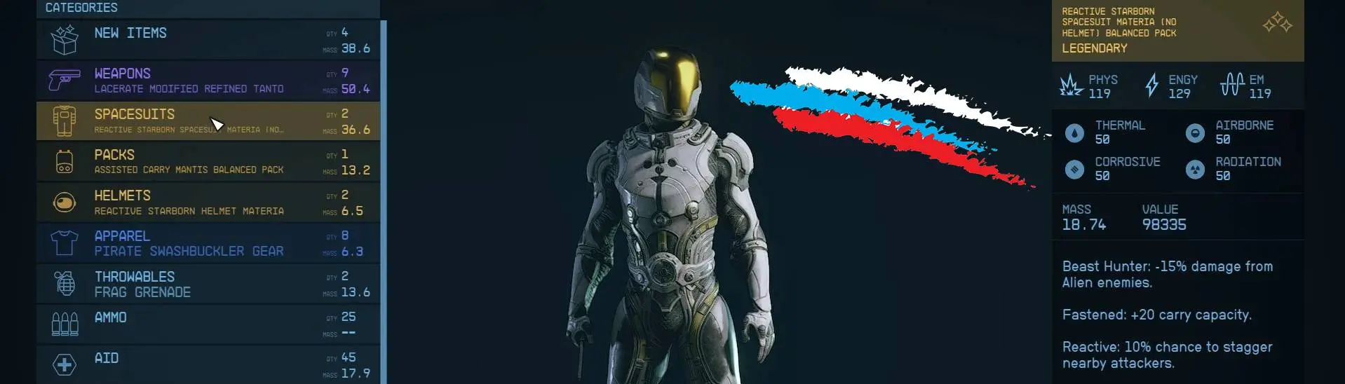 TN's Modular Starborn Suits - RU Translation at Starfield Nexus - Mods ...