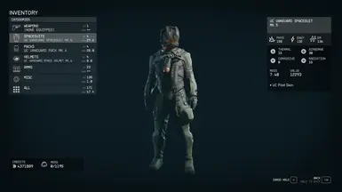 UC Ace Pilot Skin on UC Vanguard Set