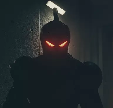 glowing eyes