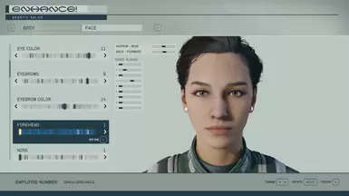 Forehead