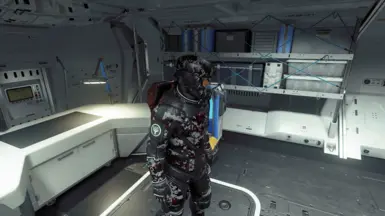 Basic Anti-Xeno suit with pack detail