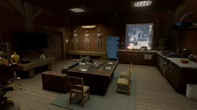 Living, Kitchen and Office