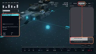 Equipment Menu
