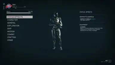 Starborn suits get unique handling.