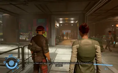 NPC Security will call you a gangster currently. Still working on finding a better dialogue